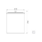 Lixeira Black Matte 5l Inox - Tramontina