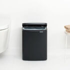 Lixeira Bo Bin Em Aço 12 Litros Brabantia Preta