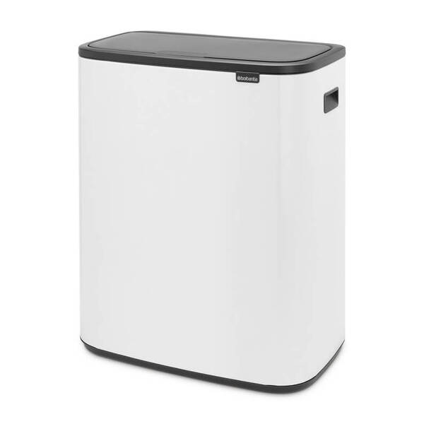 Lixeira Bo Touch Bin Em Aço 60 Litros Brabantia Branca