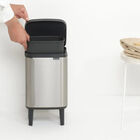 Lixeira Bo Waste Bin Touch Suporte Inox 4 Litros Brabantia
