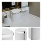 Lixeira Branca Compacta Para Pia Cozinha Escritório 2 5 Litro