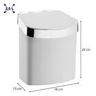 Lixeira Branca Compacta Para Pia Cozinha Escritório 2 5 Litro