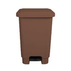 Lixeira C/pedal 100l Lp - Marrom