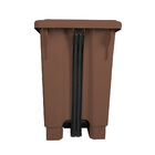 Lixeira C/pedal 100l Lp - Marrom