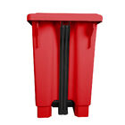 Lixeira C/pedal 100l Lp - Vermelho