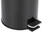 Lixeira c/Pedal 3L Preto Happy Sensea