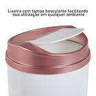 Lixeira Cesto 5 Litros Basculante Rosa Pérola Wp Connect - Br