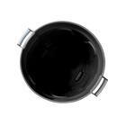 Lixeira Cesto Balde Com Tampa 100 Litros Preta Jsn