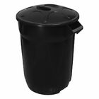 Lixeira Cesto Balde Com Tampa 60 Litros Preta Jsn