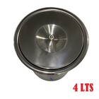 Lixeira Cesto Pia Cozinha Embutir Inox Polido / Escovado 4 0