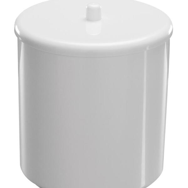 Lixeira Cesto Tampa Banheiro Cozinha Escritório Branca Astra