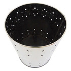 Lixeira Cesto Telado Em Aço Inox 36 Litros Home E Office B10