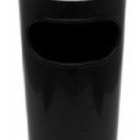 Lixeira Cinzeiro 22l Em Plastico Aro Alumínio Bituqueira