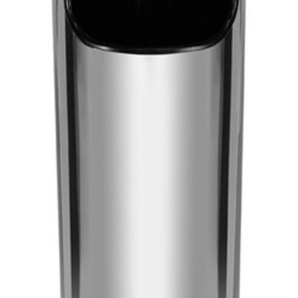 Lixeira Cinzeiro Em Aço Inox Aro Em Aluminio 30 Litros