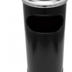 Lixeira Cinzeiro Plástica Preto