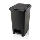 Lixeira Click Ou Pedal 10 Litros Preta