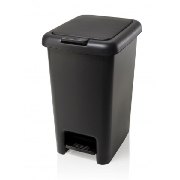 Lixeira Click Ou Pedal 10 Litros Preta