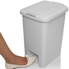 Lixeira Click Ou Pedal 20 Litros Cesto Lixo Tampa Retrátil Br
