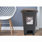 Lixeira Click Ou Pedal 20 Litros Cesto Lixo Tampa Retrátil Ch