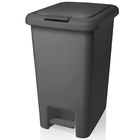 Lixeira Click Ou Pedal 20 Litros Cesto Lixo Tampa Retrátil Ch