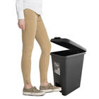 Lixeira Click Ou Pedal 20 Litros Cesto Lixo Tampa Retrátil Ch