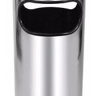 Lixeira Com Cinzeiro Para Área De Fumante/fumódromo- Inox Inox