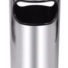 Lixeira Com Cinzeiro Para Área De Fumante/fumódromo- Inox Inox
