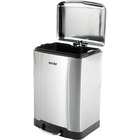 Lixeira Com Pedal 12 Litros Inox Tampa Basculante Vonder