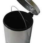 Lixeira Com Pedal 20 Litros Aço Inox Cesto Interno Removível
