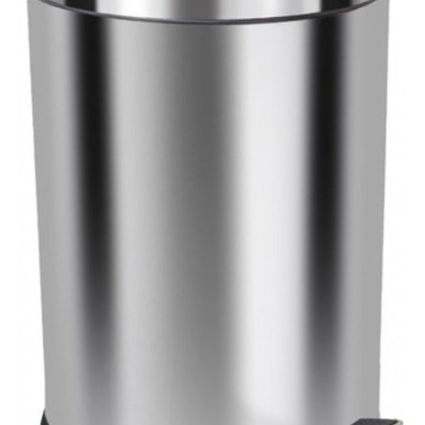 Lixeira Com Pedal 20 Litros Aço Inox Cesto Interno Removível