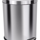 Lixeira Com Pedal 30 Litros Aço Inox Cesto Interno Removível