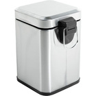 Lixeira Com Pedal 3 Litros Inox Tampa Basculante Vonder