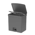 Lixeira Com Pedal E Aro Interno 20 Litros Ou Trium Chumbo Fos
