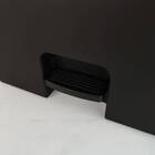 Lixeira Com Pedal E Aro Interno 20 Litros Ou Trium Preto Fosco