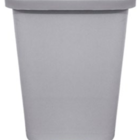 Lixeira Com Pedal E Tampa E Haste Metálica - 50 Litros