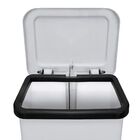 Lixeira Com Pedal E Tampa E Haste Metálica - 50 Litros