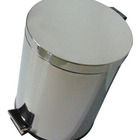 Lixeira Com Pedal Em Aço Inox 20 L Cesto Interno Removível