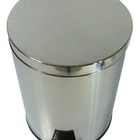 Lixeira Com Pedal Em Aço Inox 20 L Cesto Interno Removível