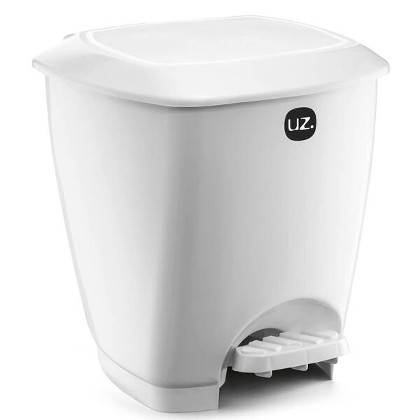 Lixeira Com Pedal Gold Plástica 12 Litros Versátil Uz