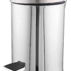 Lixeira Com Pedal Inox 5 Litros Cozinha Banheiro Escritório M