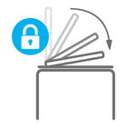 Lixeira Com Pedal Piso Docol Flat 7l Aço Inox Balde Removível