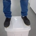 Lixeira Com Pedal Polipropileno Preta - 50 Litros