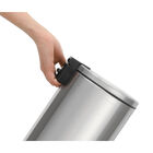 Lixeira Com Pedal Tramontina Loop Aço Inox Polido 30 Litros