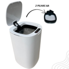 Lixeira Com Sensor Automática Cozinha Banheiro 10l