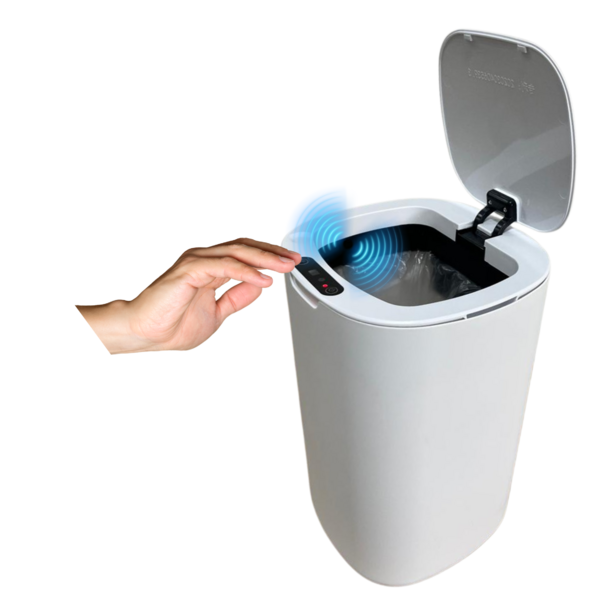 Lixeira Com Sensor Automática Cozinha Banheiro 10l