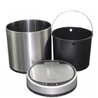 Lixeira com Sensor Automática em aço Inox 6 Litros - USB