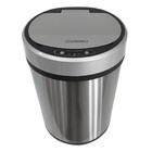 Lixeira com Sensor Automática Top Clean em aço Inox 8 Litros