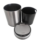 Lixeira com Sensor Automática Top Clean em aço Inox 8 Litros