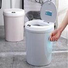 Lixeira Com Sensor De Proximidade Recarregavel Usb 12l Cinza
