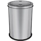 Lixeira Com Tampa Basculante 12 L - Euro Home - Inox